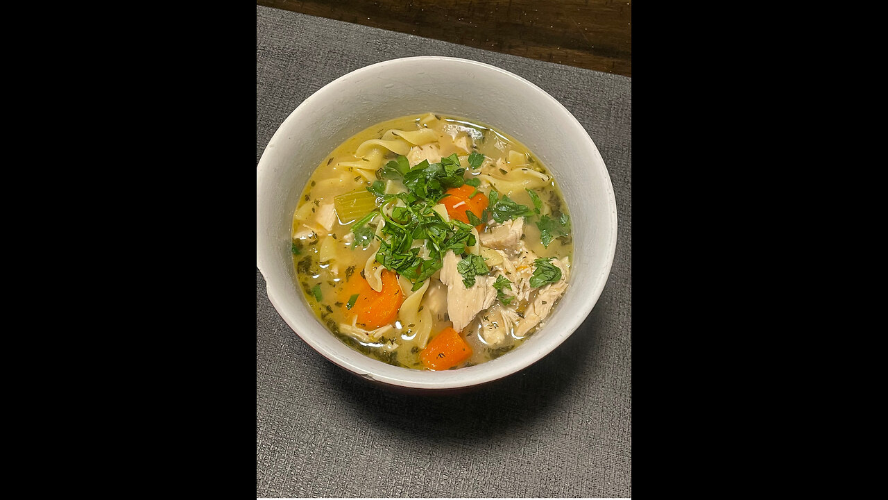 CHICKEN NOODLE Soup from Scratch: Perfect When You're SICK