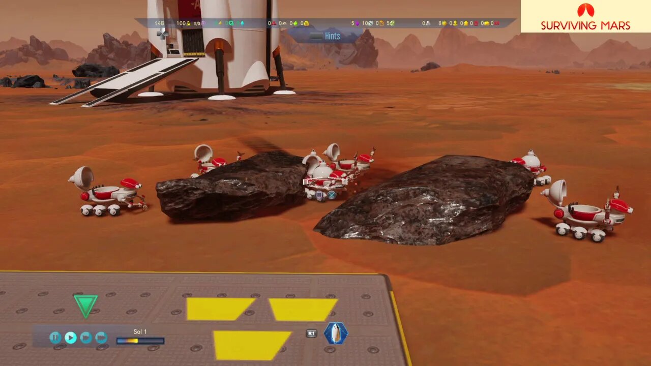 Surviving Mars Part 1-A Basic Base Area