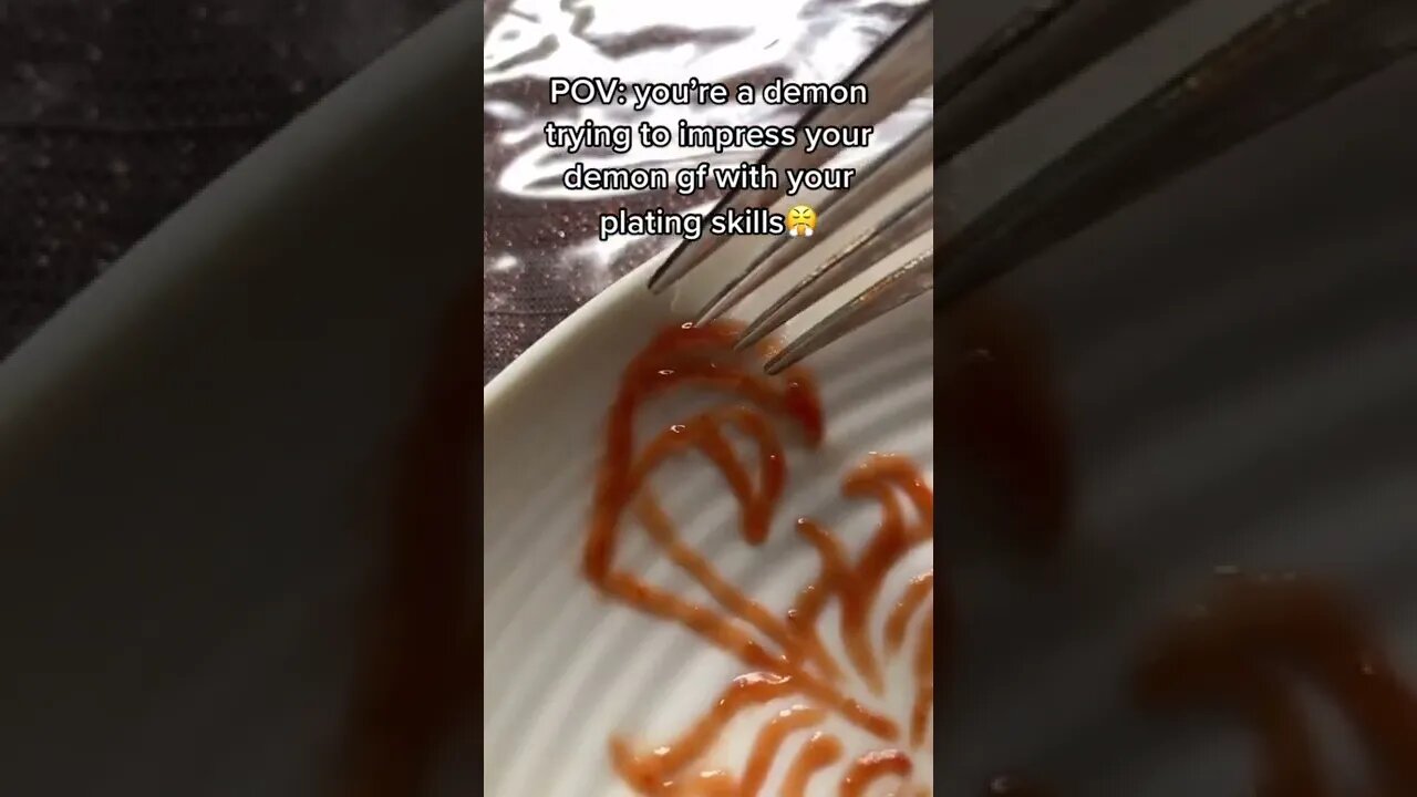 Plating Skills tiktok iplaywithmyfood