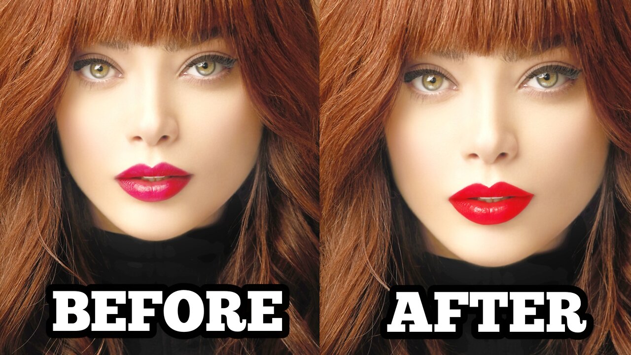 How to apply lipstick in Photoshop 7.0 photoshop me lipstick kaise lagaye Photoshop Tutorial Part-5