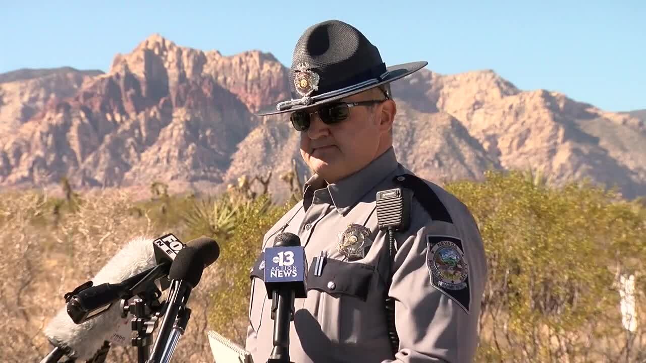 Nevada Highway Patrol updates shooting at Red Rock Canyon