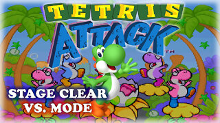 Tetris Attack [SNES] - Stage Clear / VS. Mode (Hardest)