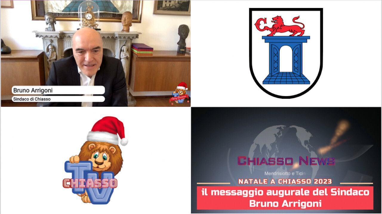 Natale a Chiasso - Il messaggio augurale del Sindaco Bruno Arrigoni