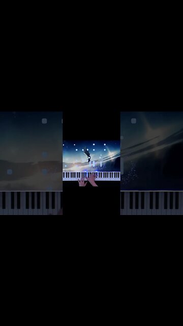 The Girl Who Fell From the Sky (Piano Cover) #shorts