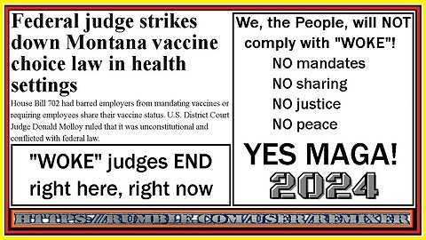 "WOKE" judges END right here, right now