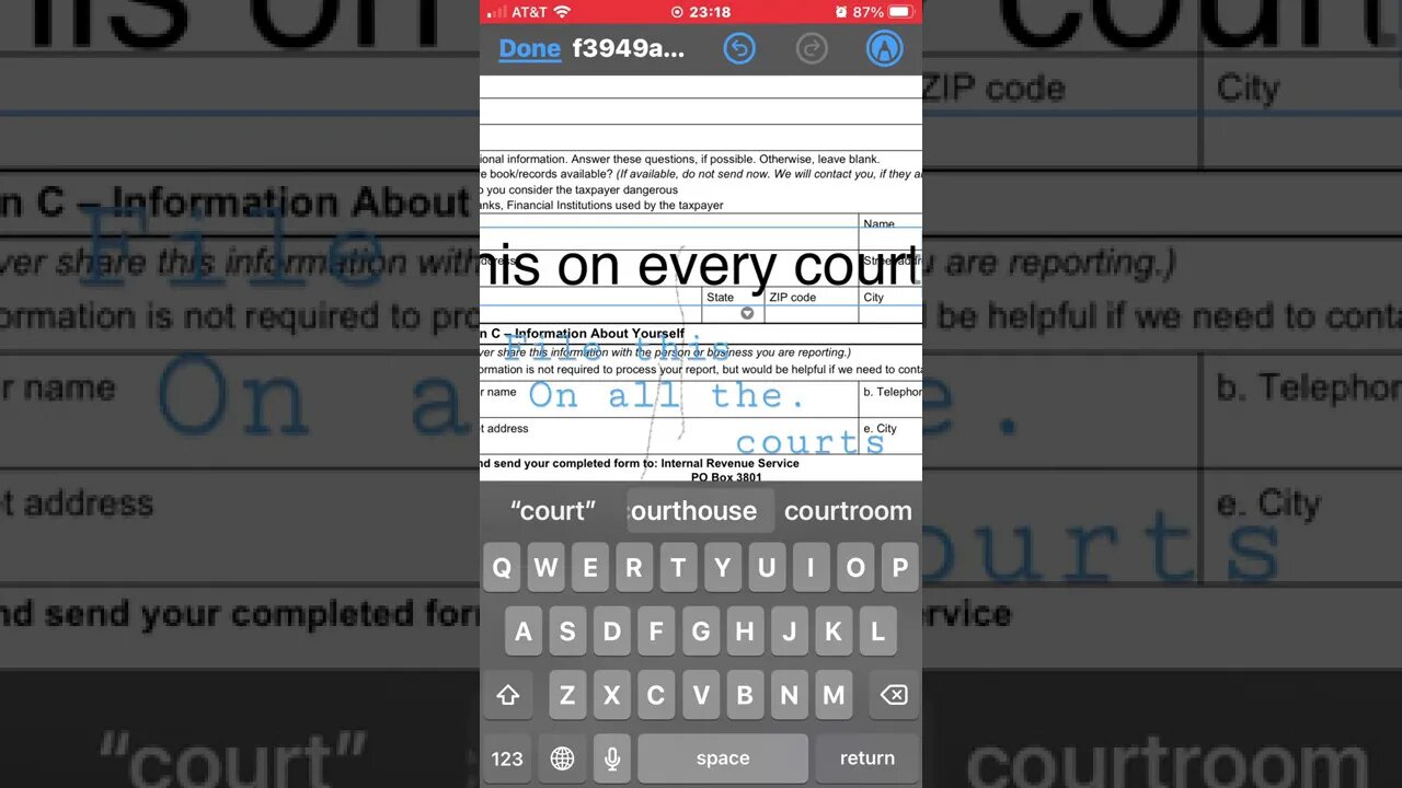 Court FAILS File this form on all the courts!! #minnesota #shorts #youtubeshorts