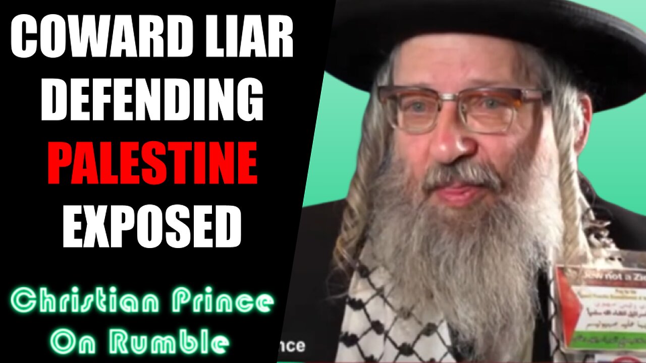 God's Covenant Exposes Scumbag Jewish Rabbi Supporting Palestine - Christian Prince