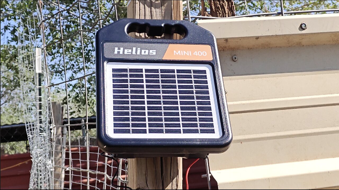 Power Up Your Fence With The Mini400 Solar Electric Charger - 20 Miles Of Protection!