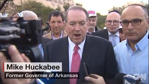 Trump Picks Mike Huckabee for US Ambassador to Israel
