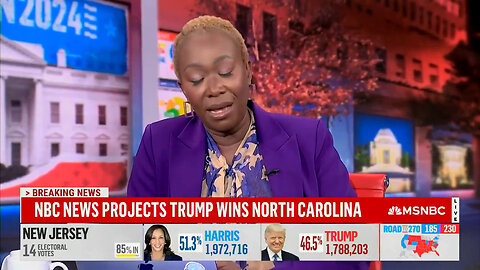 Depressed Joy Reid Goes On Rant Against White Women For Not Voting For Kamala In North Carolina