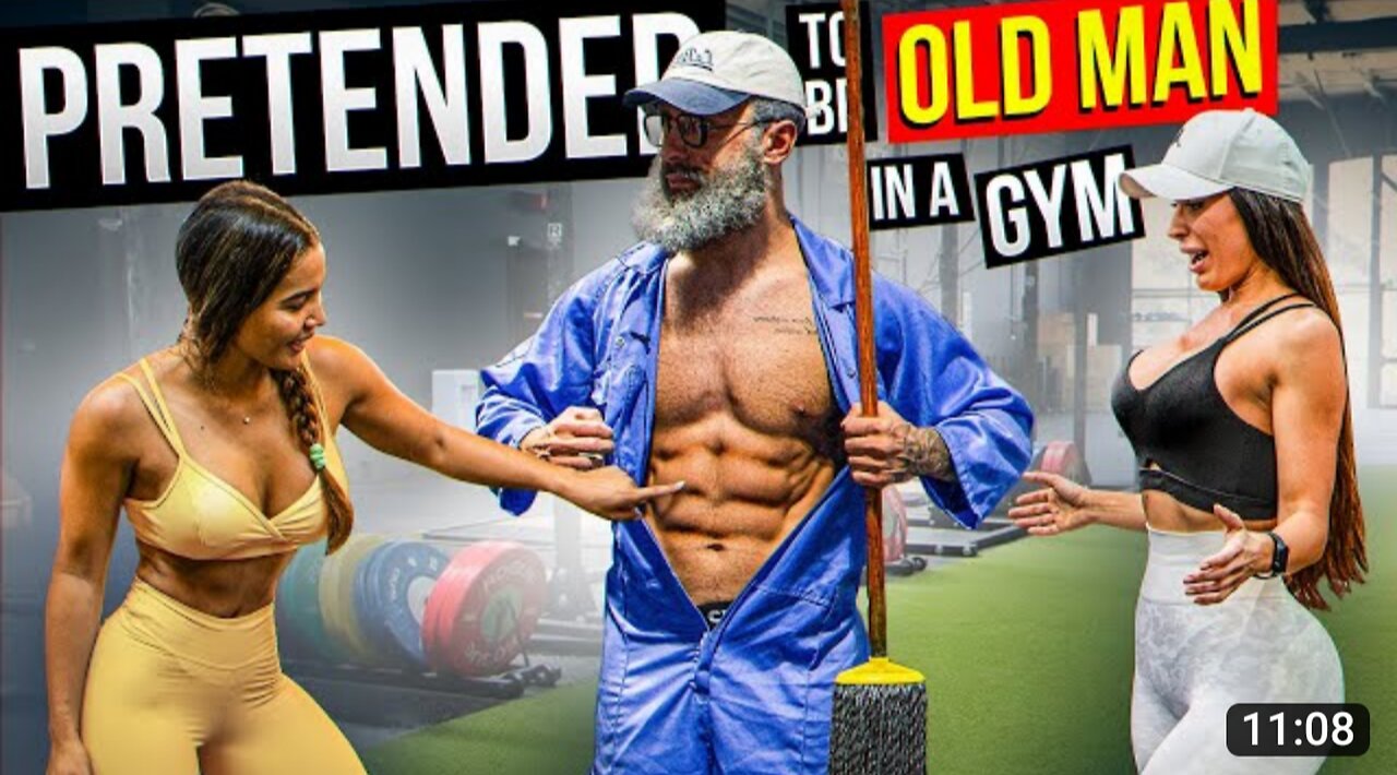Elite Powerlifter Pretended to be an OLD MAN CLEANER | Anatoly GYM PRANK