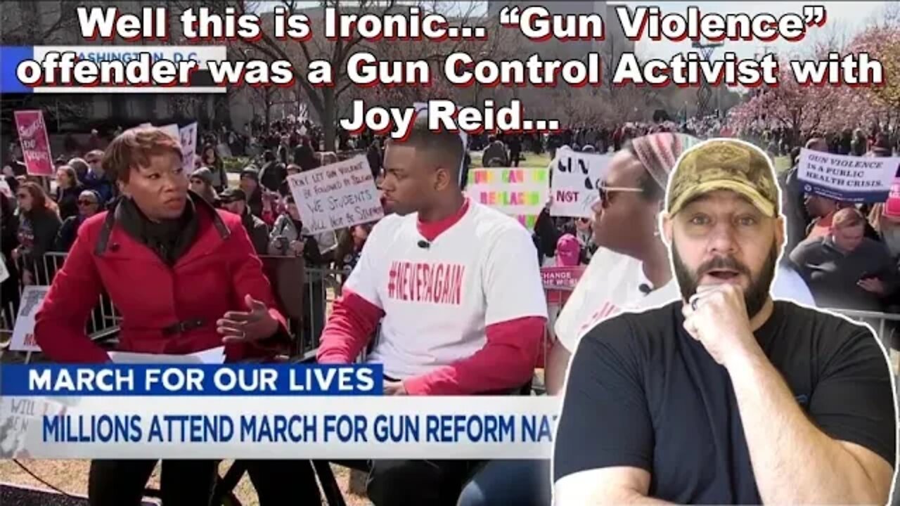 Gun Control Student Activist with Joy Reid CHARGED with "Gun Violence"... Against a DEMOCRAT...