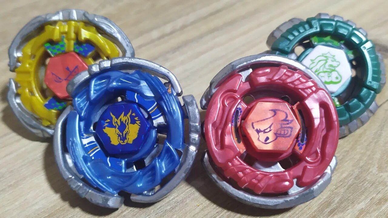 4 PRIMEIROS BEYS METAL - Batalha Beyblade Legends - Semana Especial 1,5k Inscritos