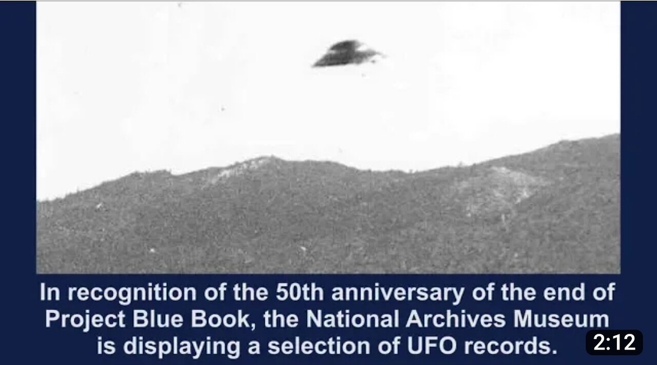 UFO Project Blue Book at National Archives Museum