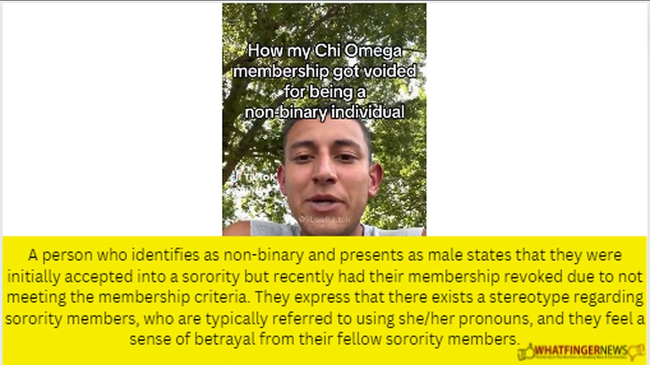 A person who identifies as non-binary and presents as male states that they were initially accepted