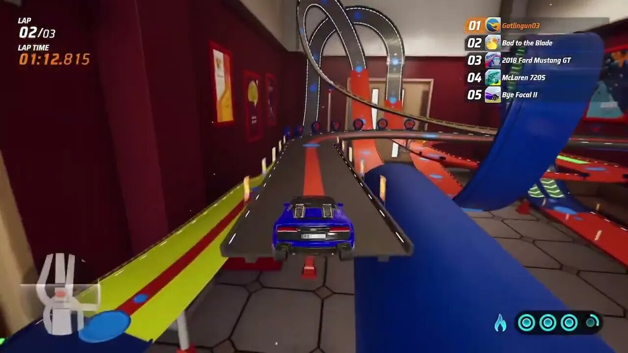 Hot Wheels Unleashed - College Campus Environment: Magnetic Fields Gameplay