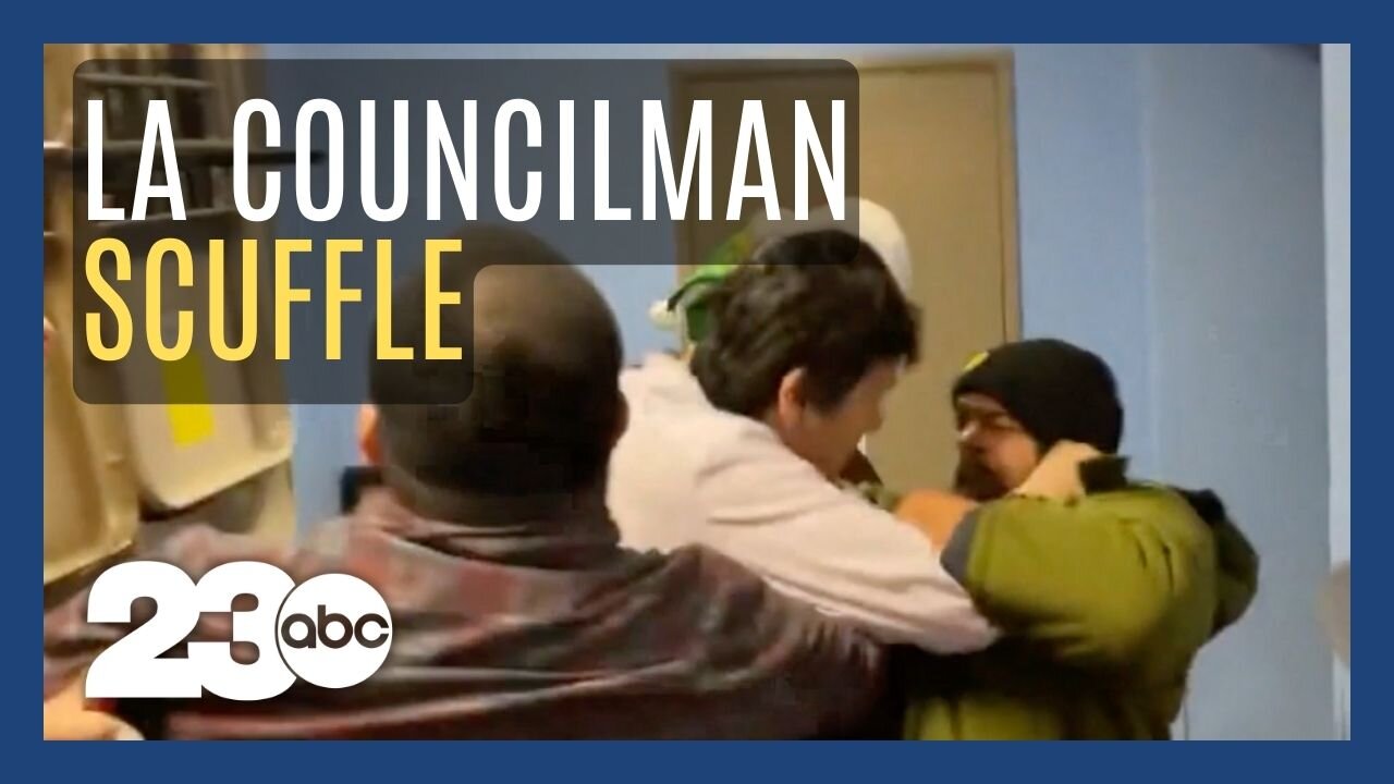 L.A. Councilman Kevin DeLeon gets into scuffle with activist