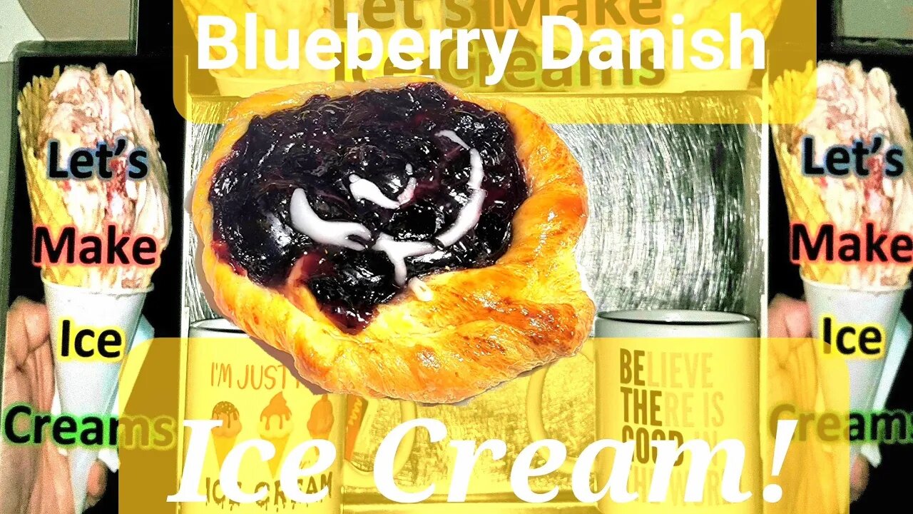 Blueberry Danish Ice Cream