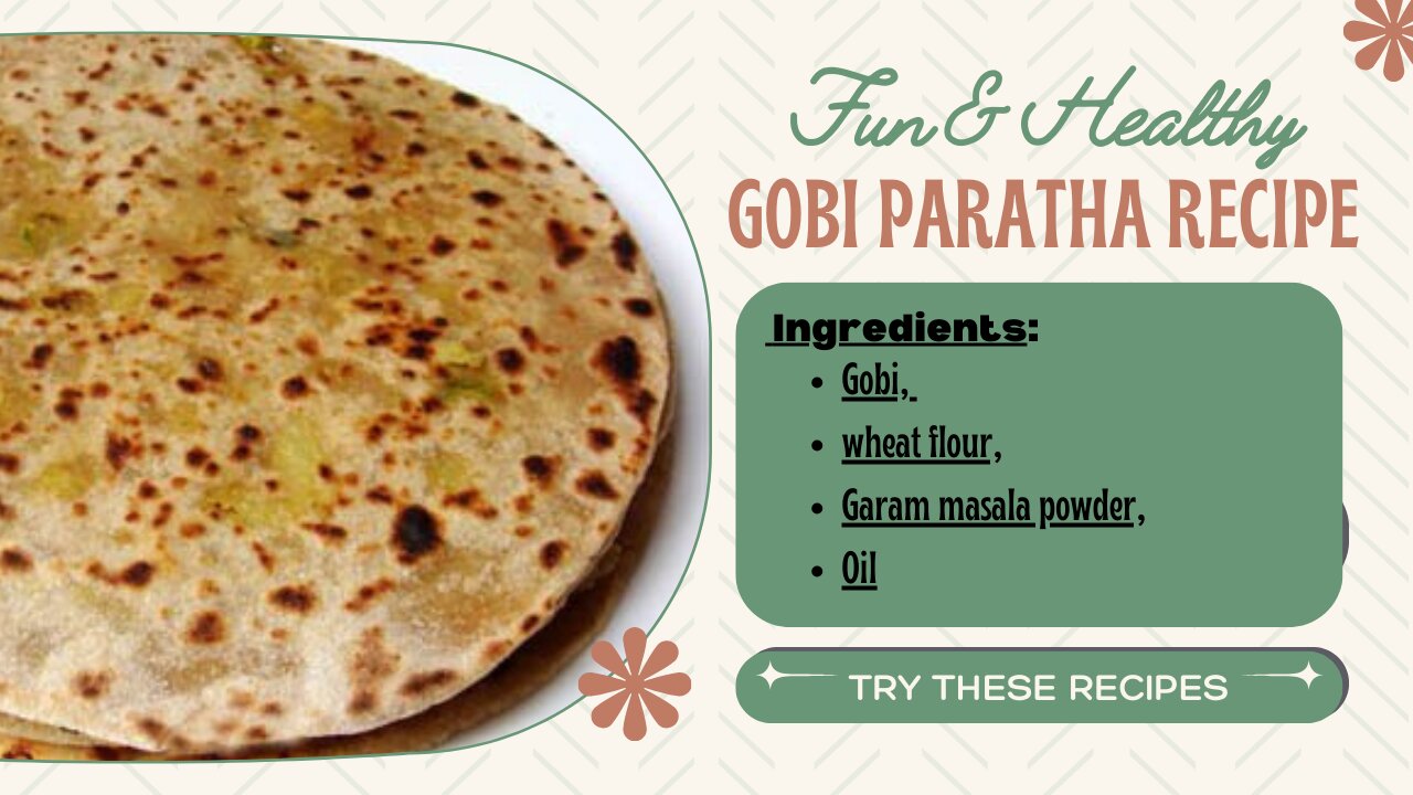 Punjabi Gobi Paratha Recipe | Gobi Paratha Recipe | गोभी पराठा रेसिपी (बनाने की विधि)