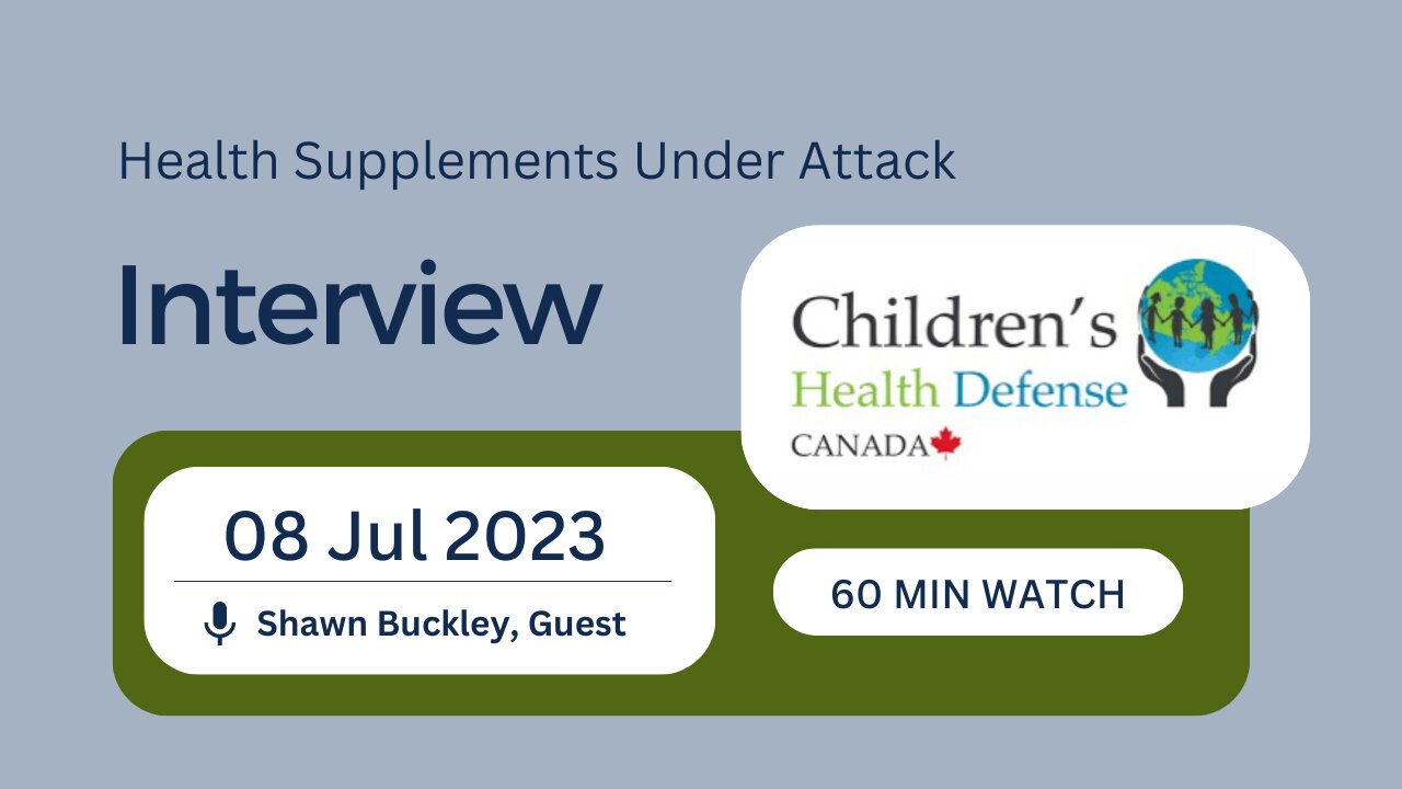 Health Supplements Under Attack - Children's Health Defense