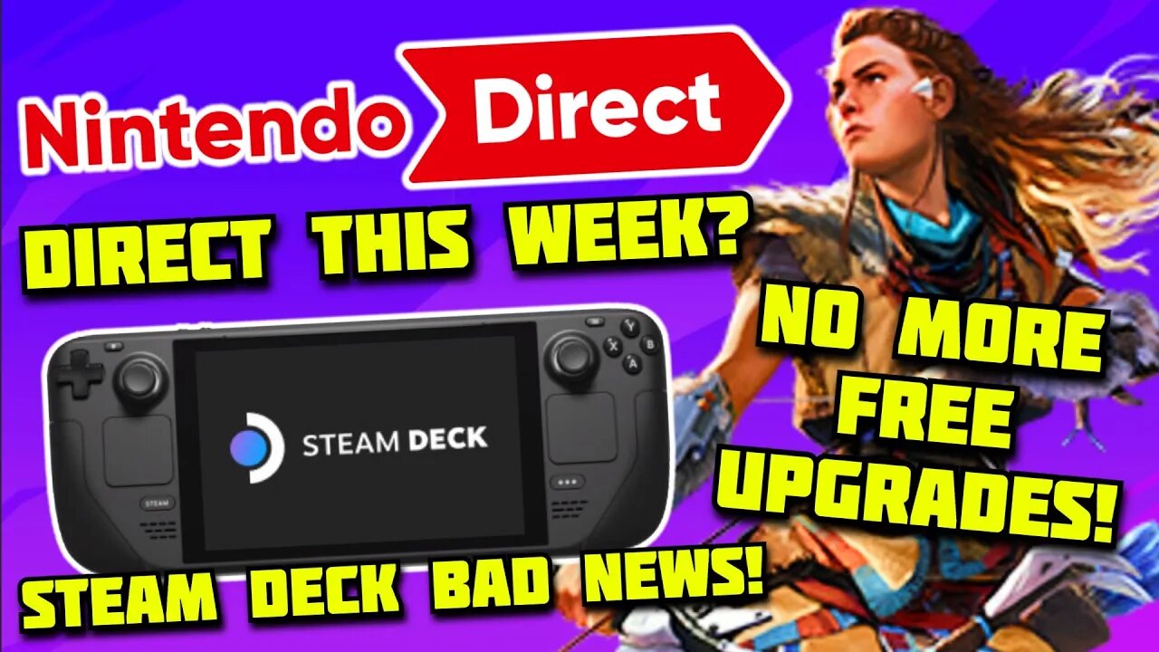 BAD Steam Deck NEWS ! Nintendo Direct THIS WEEK? NO MORE Free PS5 Upgrades! COD Vanguard REVEAL!