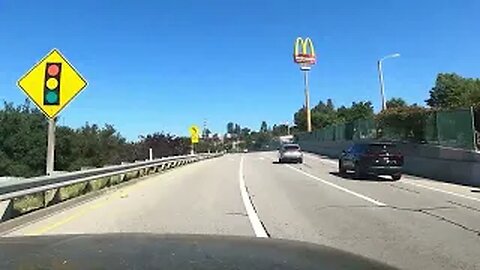 Hollywood to Malibu Drive. Beautiful day for a drive. Driving through Hollywood style.
