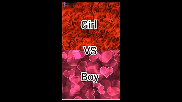 Girls vs boys difference