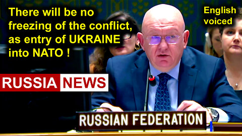 There will be no freezing of the conflict, as entry of Ukraine into NATO!