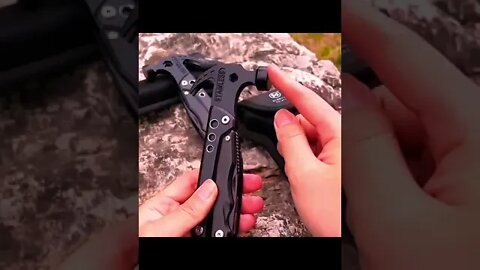 amazing gadgets for outside camping it have hammer more many things etc.
