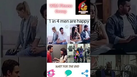 🔥1 in 4 men are happy🔥#shorts🔥#wildfitnessgroup🔥31 August 2022🔥