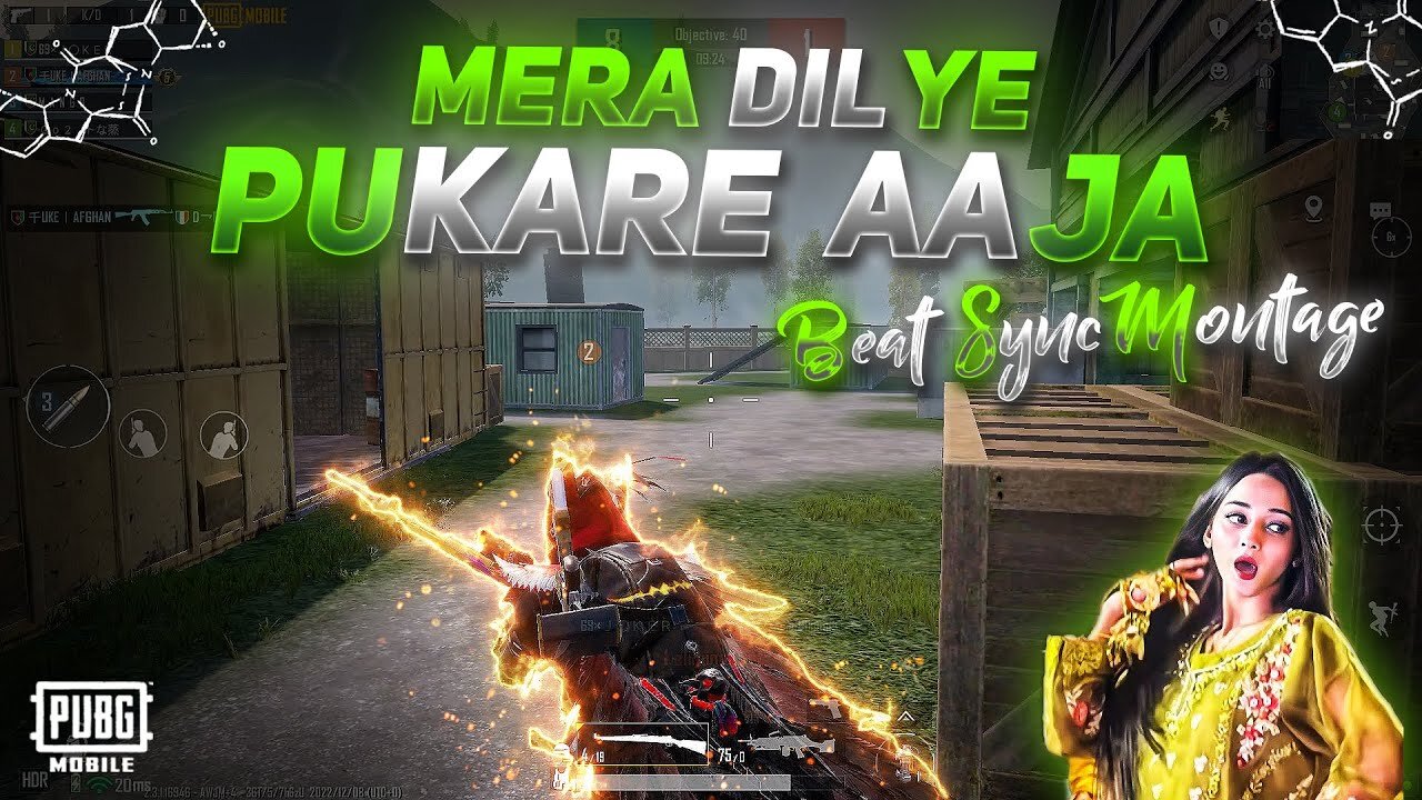 Mera Dil Ye Pukare Aaja | Beat Sync Montage | Pubg Mobile Beat Sync Montage | 69 JOKER