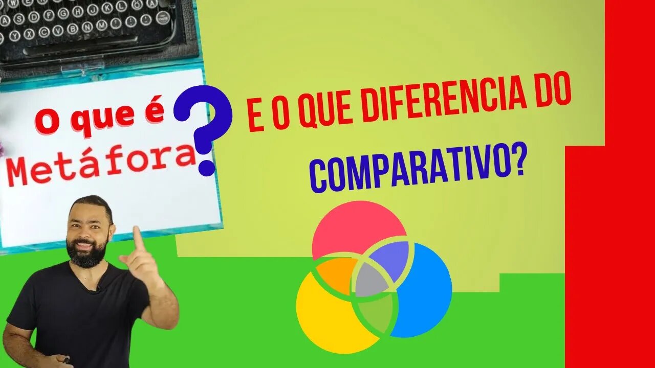 Qual a diferença entre metáfora e comparação ?