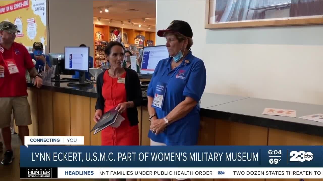 Kern County veteran Lynn Eckert inducted into the Women in Military Service America Memorial