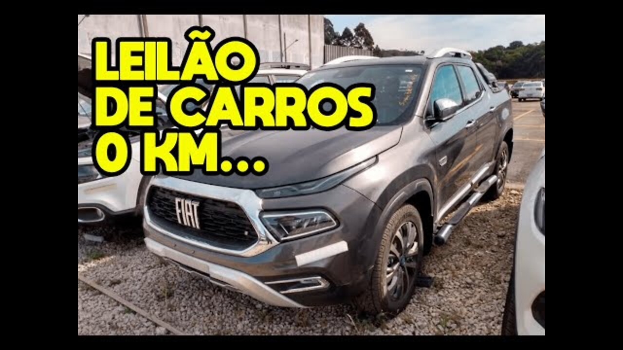 LEILÃO DE CARROS 0KM NO DIA 10/09/2021 COM LANCE INICIAL DE R$ 21.600,00 *leilão de seguradora*