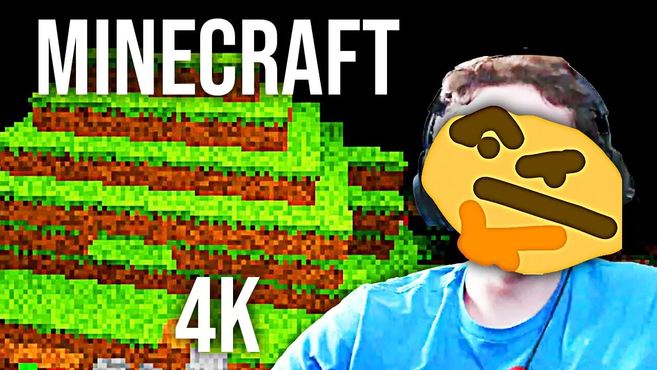 Playing Minecraft 4k!