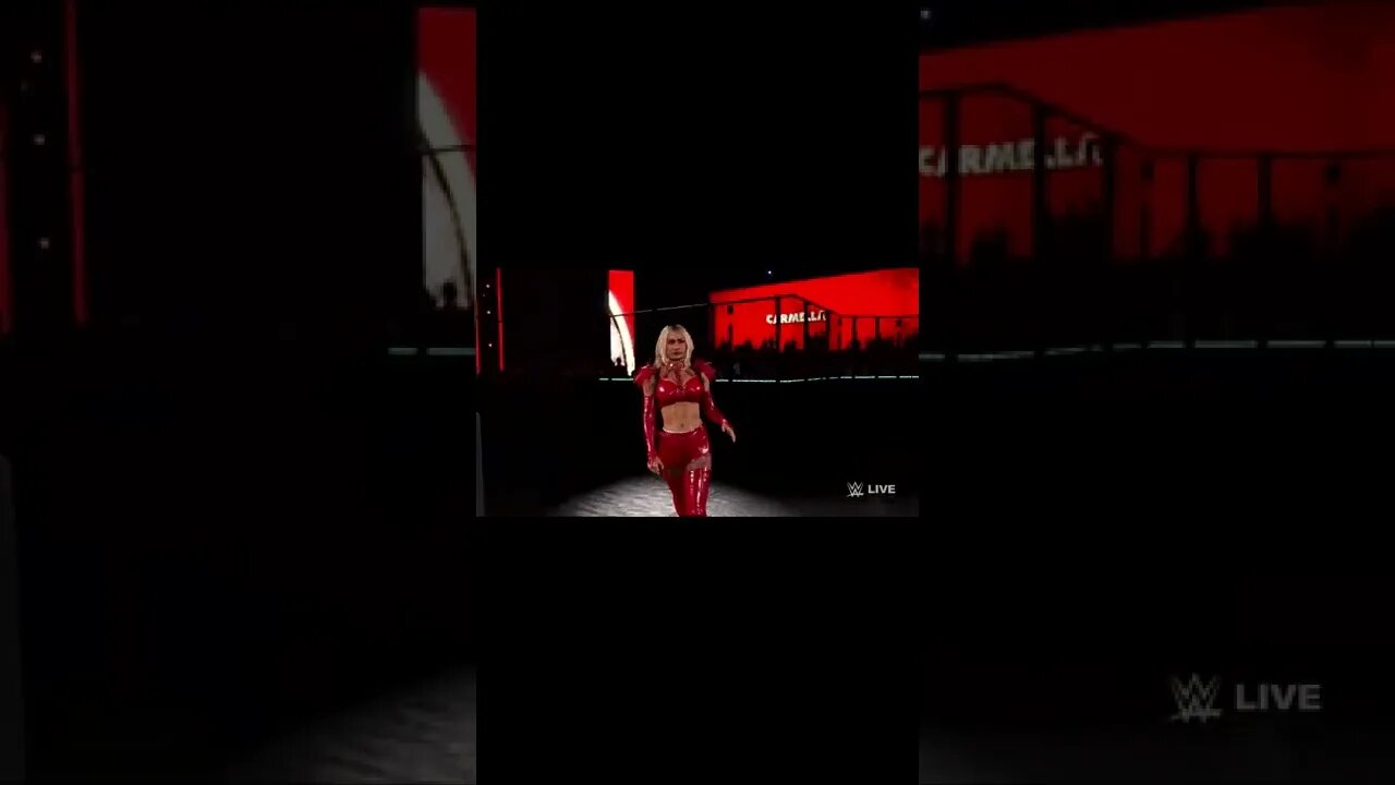 WWE 2k22 Carmella Entrance #shorts