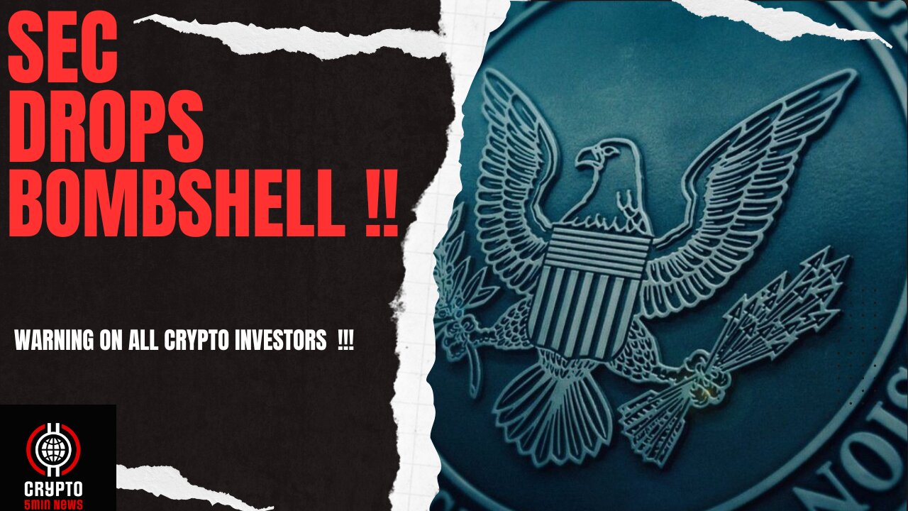 "SEC Drops BOMBSHELL Warning on Cryptocurrency Investors! 🚨😱"