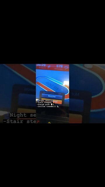 My night cardio routine