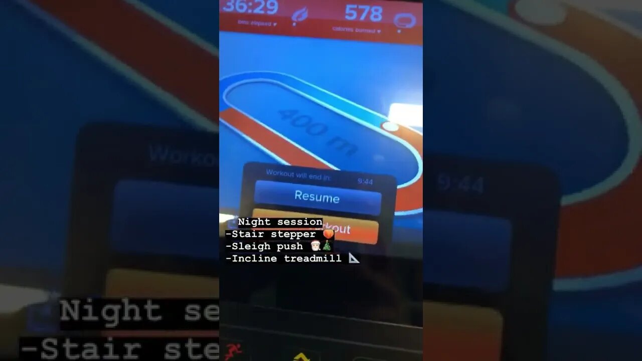 My night cardio routine