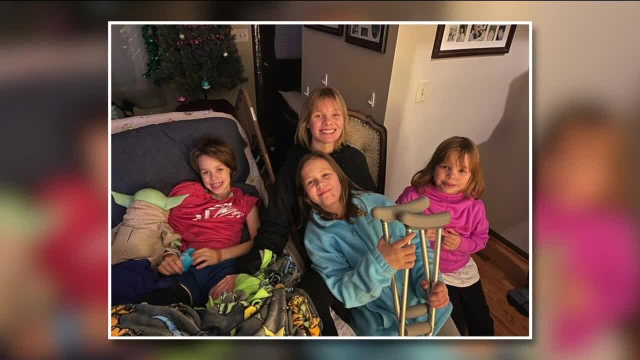 Volunteers build ramp for 4 siblings recovering at home after Waukesha parade