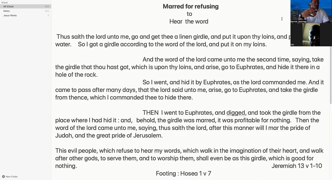 Christ the head : marred for refusing to hear the word. Part 1