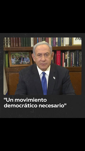 El primer ministro Benjamín Netanyahu justificó la reforma judicial ante el pueblo israelí