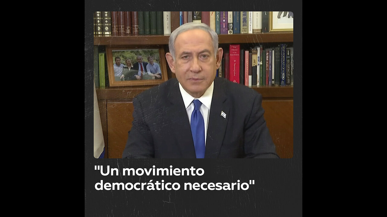 El primer ministro Benjamín Netanyahu justificó la reforma judicial ante el pueblo israelí