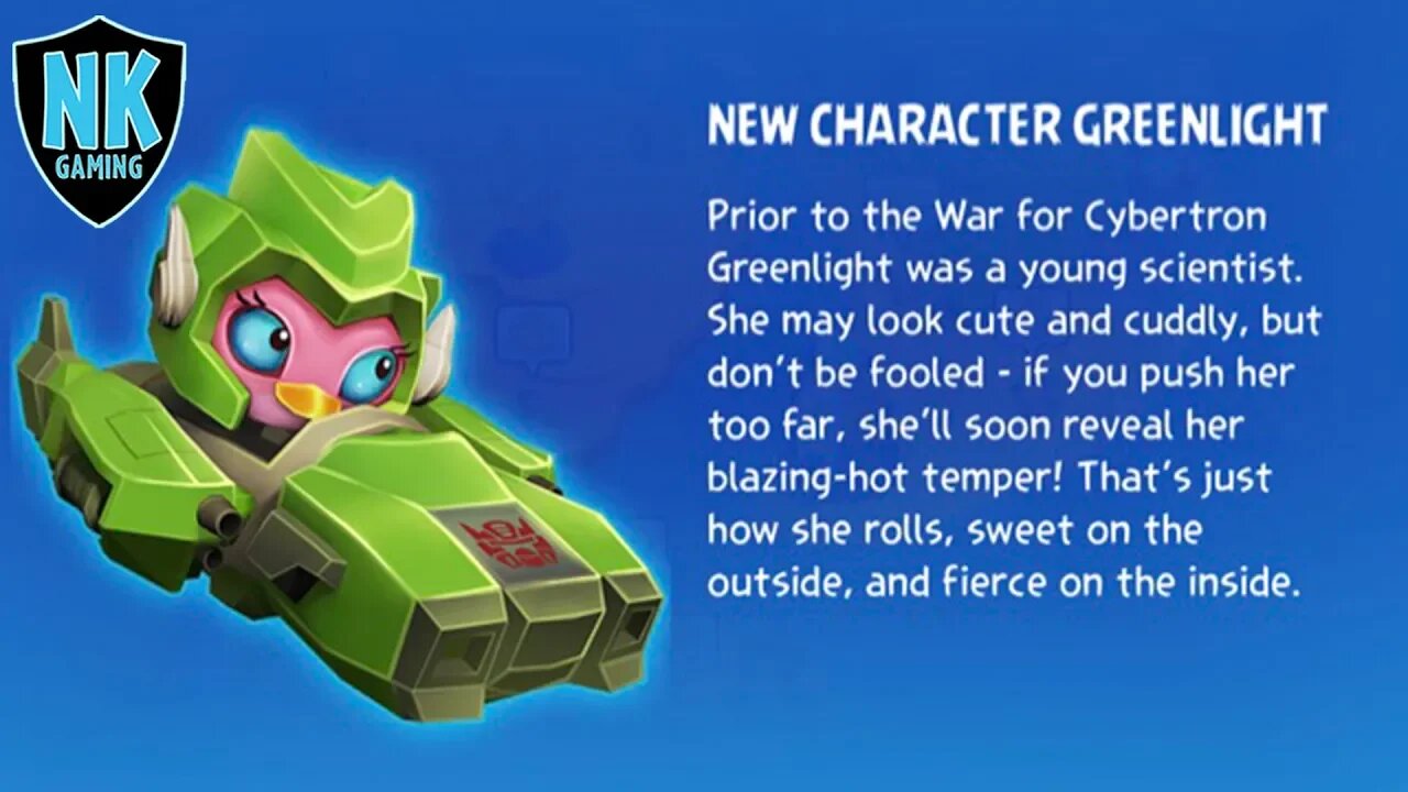 Angry Birds Transformers - Nautica & Greenlight In The Jungle - New Character