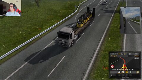 EURO TRUCK SIMULATOR 2 #7 MAIS 2 VIAGENS COM O NOSSO CAMIÃO É SEMPRE A FACTURAR