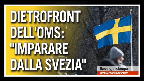 Clamoroso dietrofront dell'OMS: "Male l'Europa, bene la Svezia!" - TG Come Don Chisciotte 17-9-2020