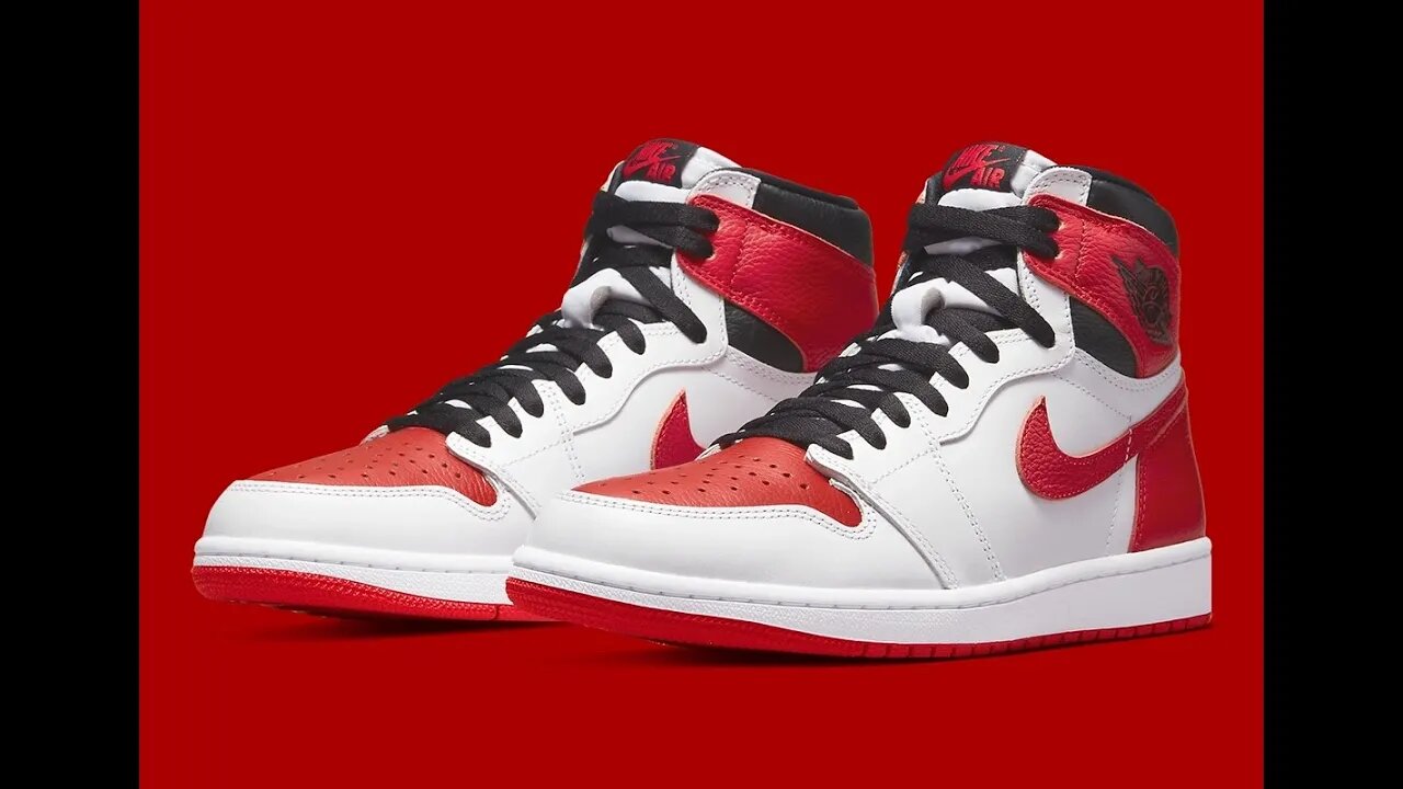Air Jordan 1 OG Heritage Red Black White Preview