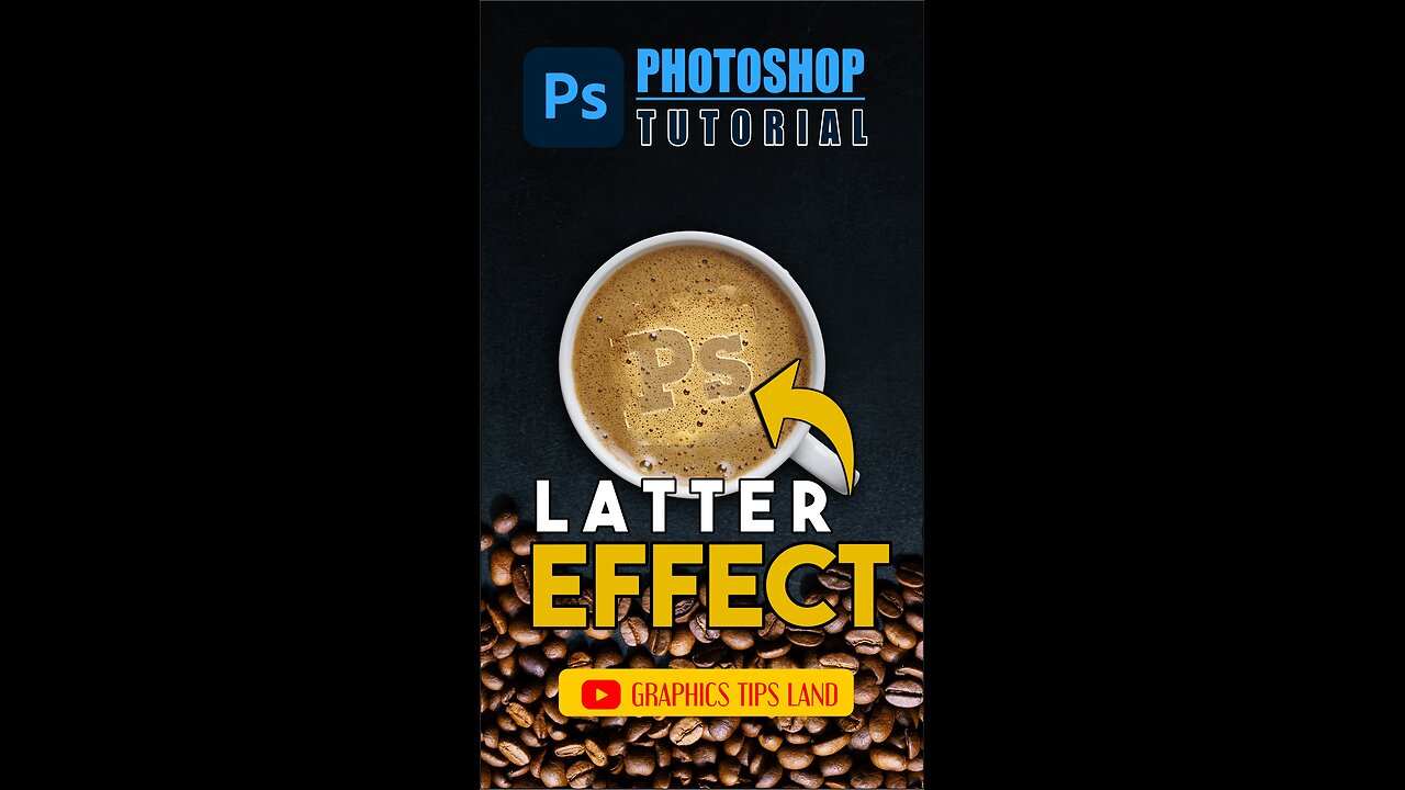 How to make coffee latte effect in Photoshop | Photoshop Tutorial | #photoshopeffects #tipsandtricks