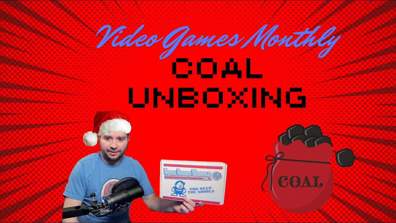 Video Games Monthly Mystery Unboxing December - Did i get coal?