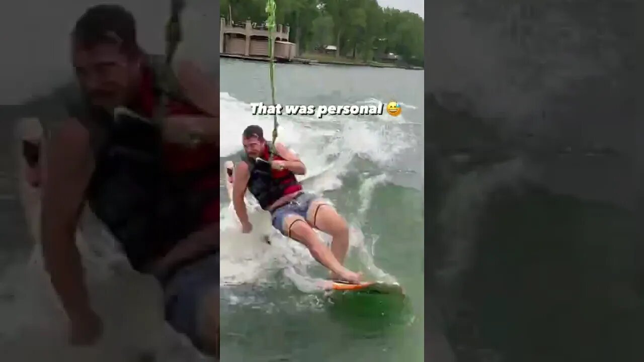 When wake boarding don’t go as planned 🤣🤣🤣#shorts #mlbcentral #funnyvideo #wakeboarder